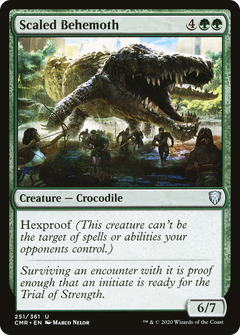 Scaled Behemoth [Commander Legends]-1