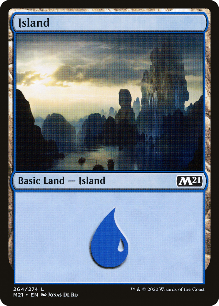 Island (264) [Core Set 2021]-1