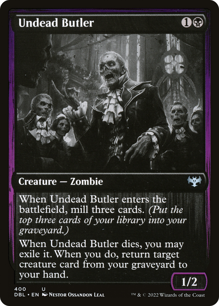 Undead Butler (DBL-400) - Innistrad: Double Feature Foil-1