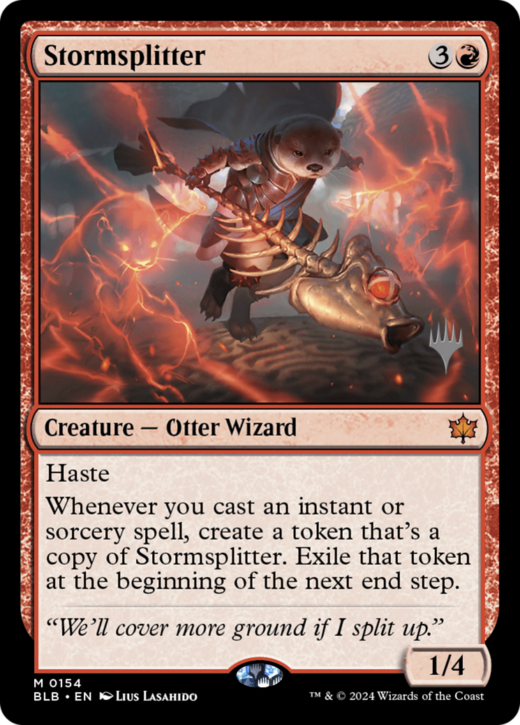 Stormsplitter (Promo Pack) [Bloomburrow Promos]-1