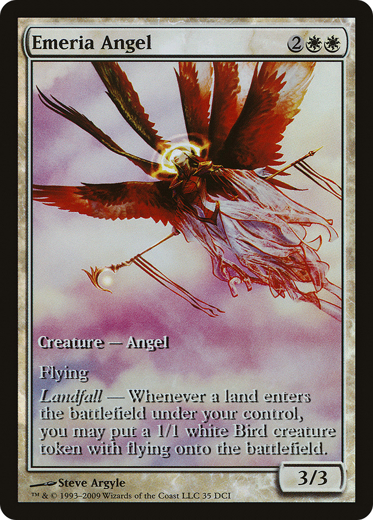 Emeria Angel (Game Day) (Extended Art) [Zendikar Promos]-1