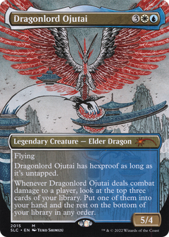 Dragonlord Ojutai (Borderless) [Secret Lair Countdown Kit]-1