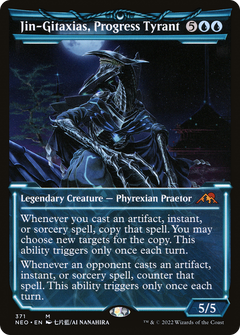 Jin-Gitaxias, Progress Tyrant (Showcase Soft Glow) [Kamigawa: Neon Dynasty]-1