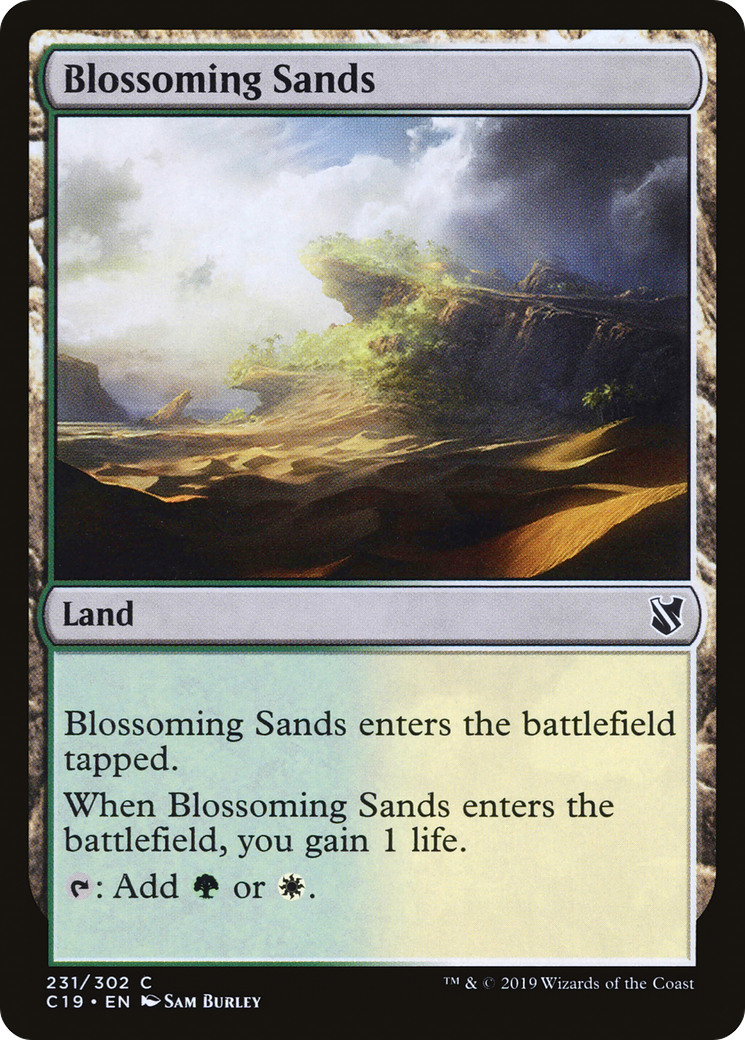 Blossoming Sands [Commander 2019]-1