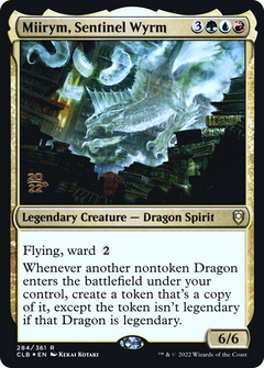 Miirym, Sentinel Wyrm [Commander Legends: Battle for Baldur's Gate Prerelease Promos]-1