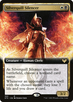 Silverquill Silencer (Extended Art) [Strixhaven: School of Mages]-1