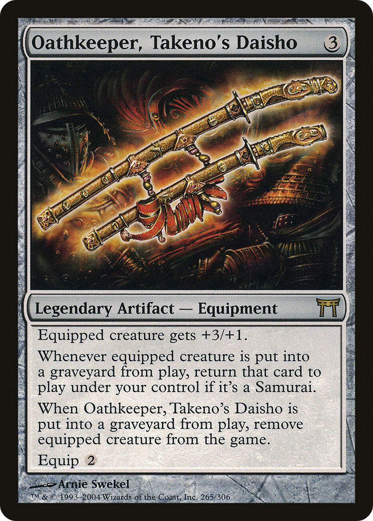 Oathkeeper, Takeno's Daisho [Champions of Kamigawa]-1