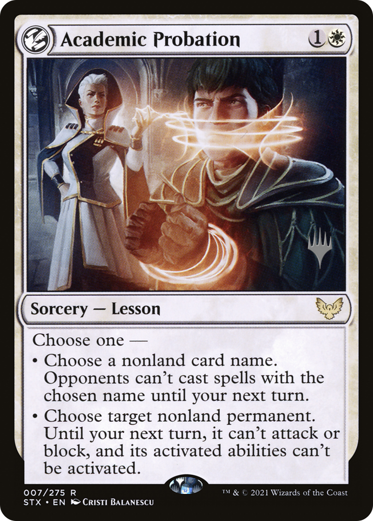 Academic Probation (Promo Pack) [Strixhaven: School of Mages Promos]-1