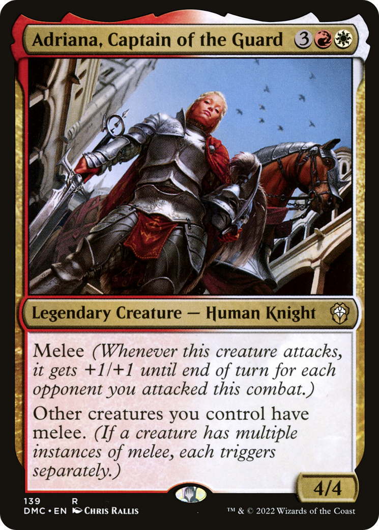 Adriana, Captain of the Guard [Dominaria United Commander]-1
