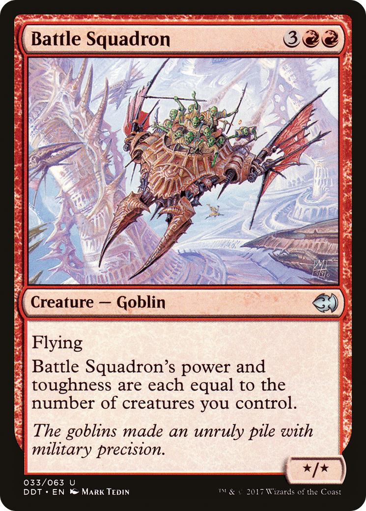 Battle Squadron [Duel Decks: Merfolk vs. Goblins]-1