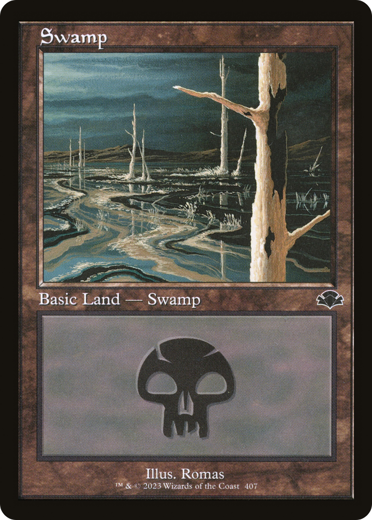 Swamp (407) (Retro) [Dominaria Remastered]-1