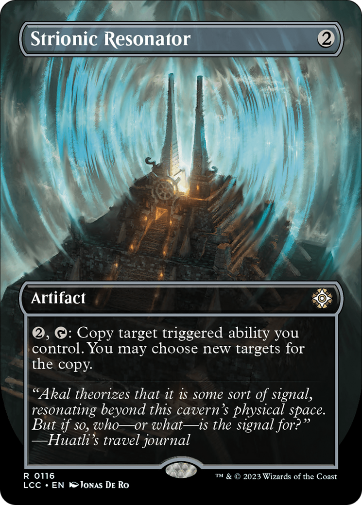Strionic Resonator (Borderless) [The Lost Caverns of Ixalan Commander]-1