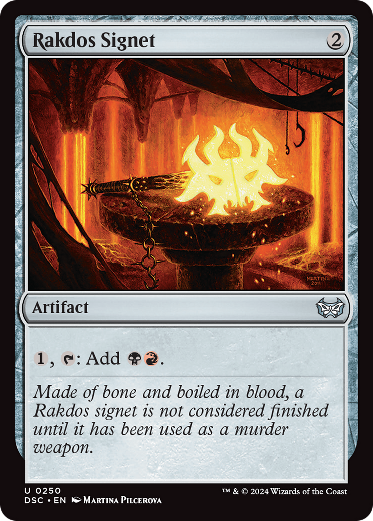 Rakdos Signet [Duskmourn: House of Horror Commander]-1