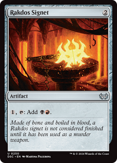 Rakdos Signet [Duskmourn: House of Horror Commander]-1