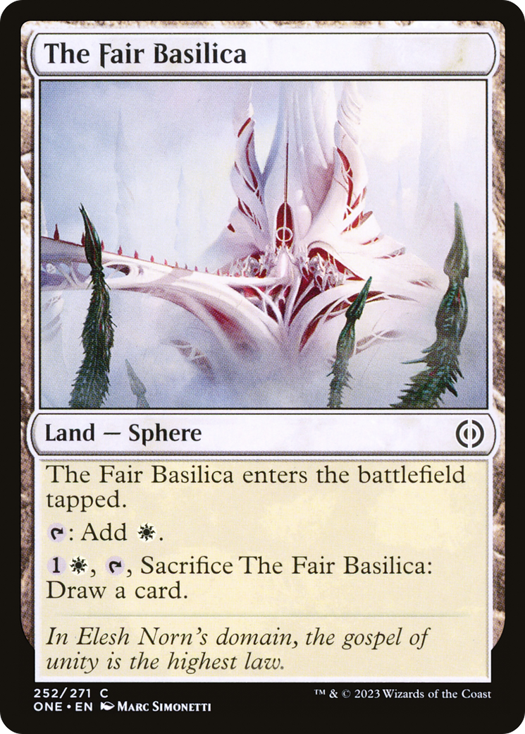 The Fair Basilica [Phyrexia: All Will Be One]-1