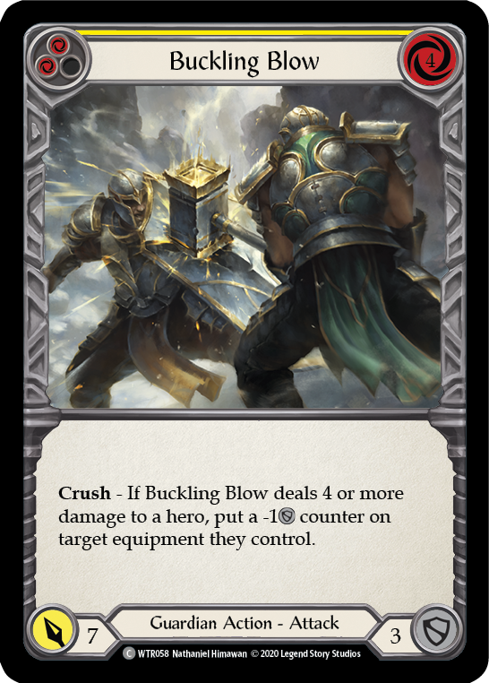 Buckling Blow (Yellow) [U-WTR058] (Welcome to Rathe Unlimited)  Unlimited Rainbow Foil-2