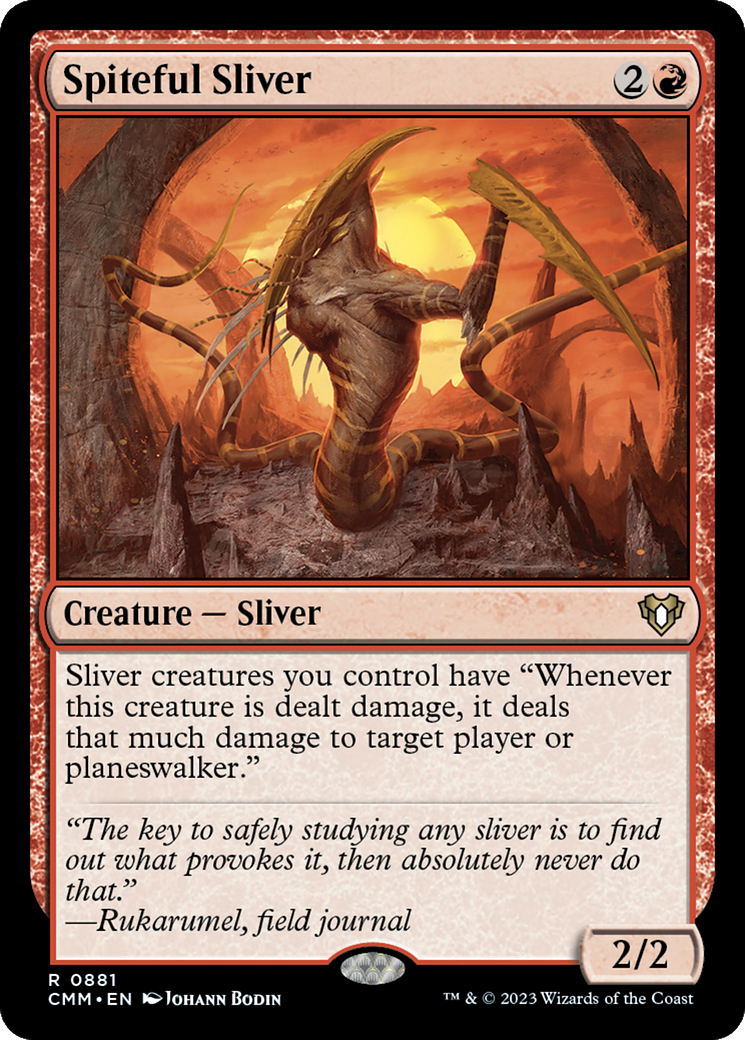Spiteful Sliver [Commander Masters]-1