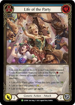 Life of the Party (Blue) [LGS086] (Promo)  Rainbow Foil-1