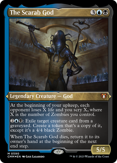 The Scarab God (CMM-590) - Commander Masters Etched Foil-1