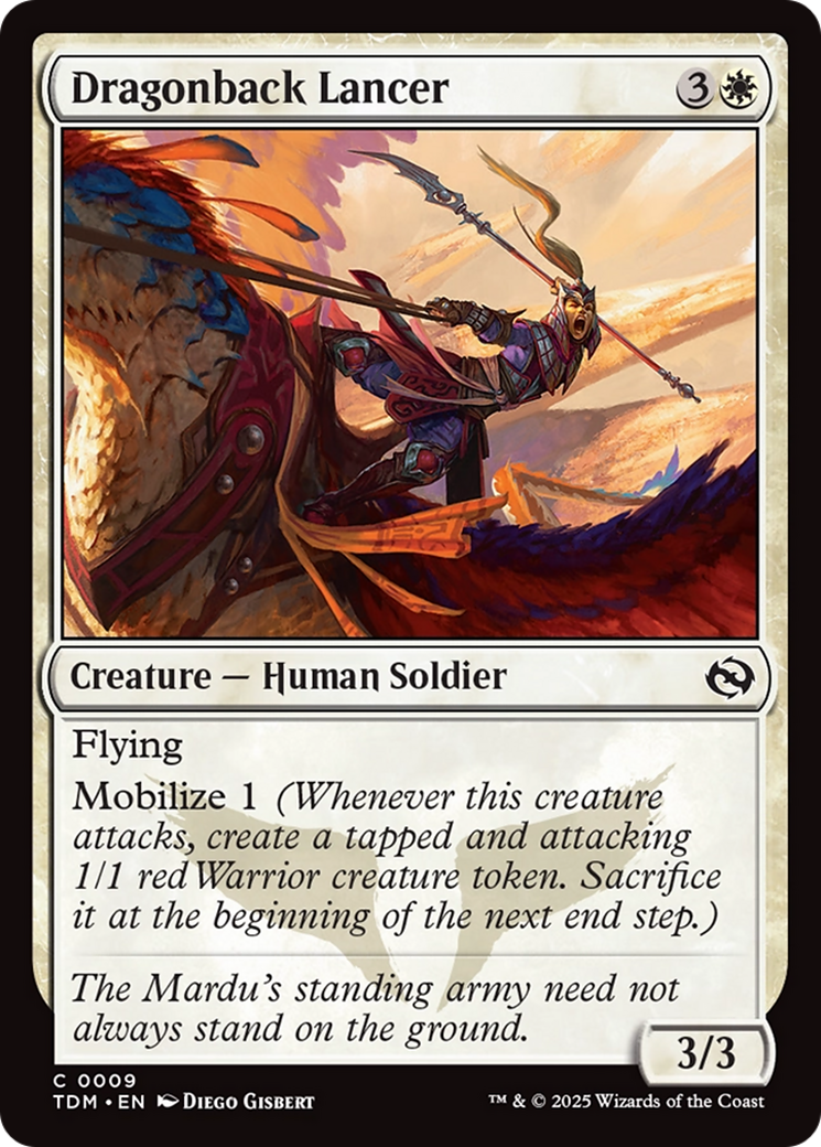 Dragonback Lancer [Tarkir: Dragonstorm]-1