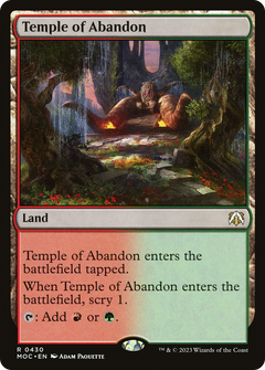 Temple of Abandon [March of the Machine Commander]-1