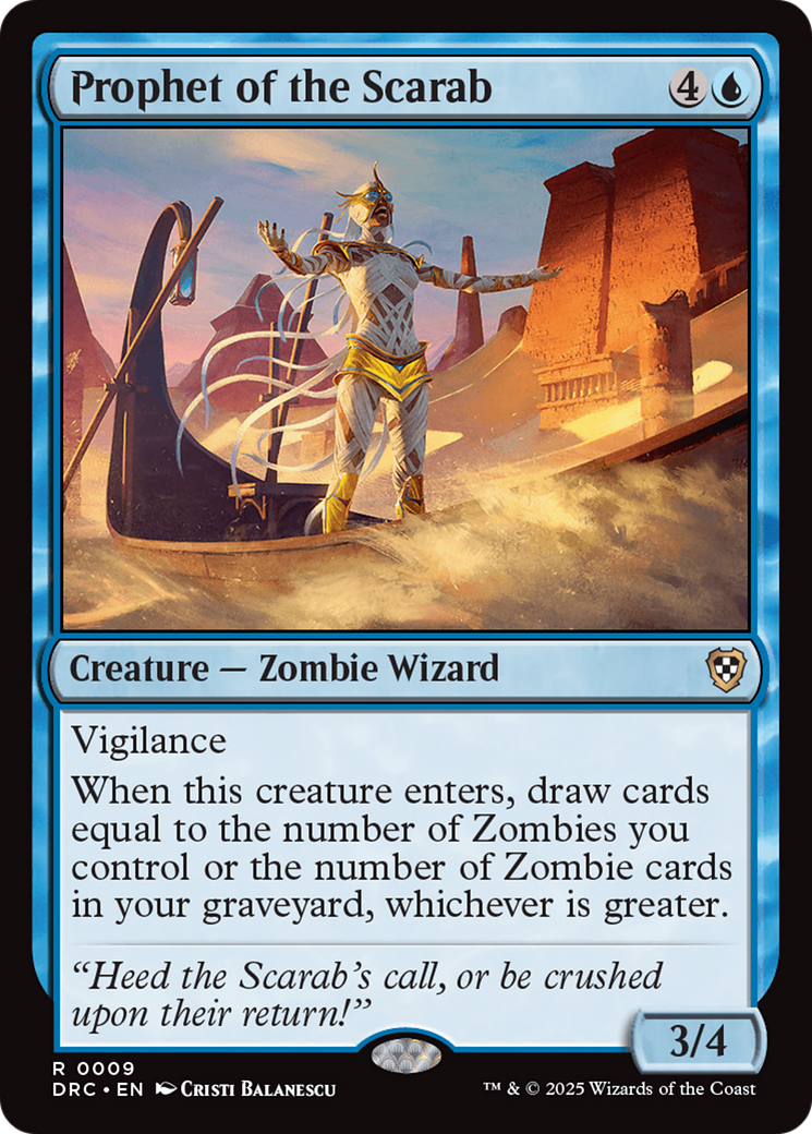 Prophet of the Scarab [Aetherdrift Commander]-1