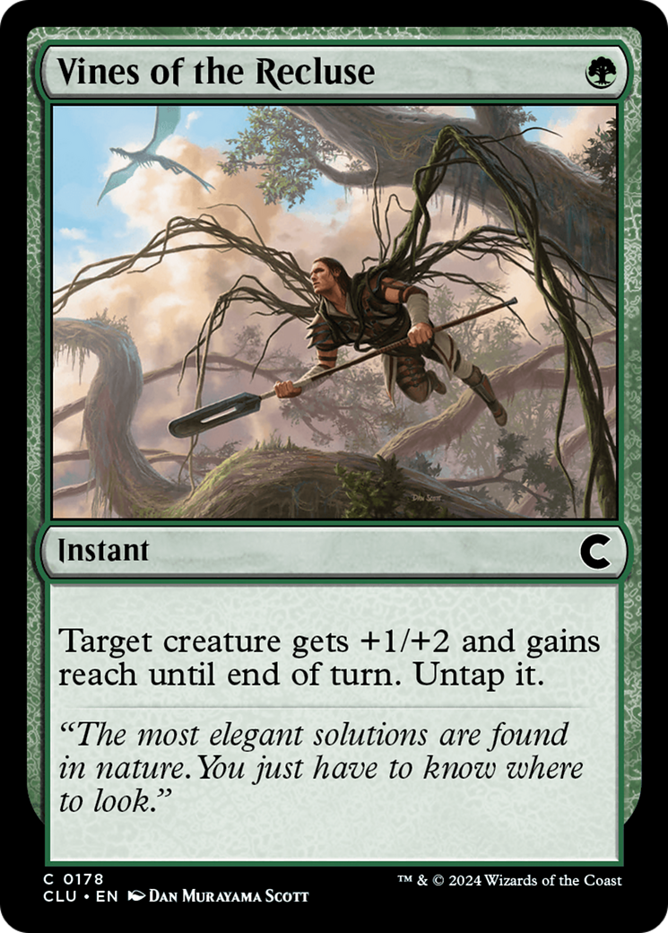 Vines of the Recluse (CLU-178) - Ravnica: Clue Edition-1