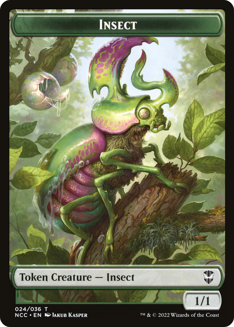 Insect (TNCC-024) - New Capenna Commander Tokens-1