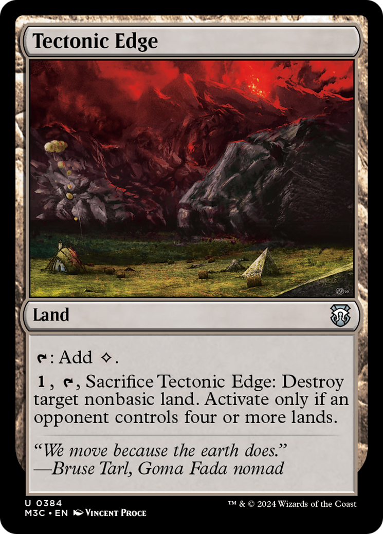 Tectonic Edge [Modern Horizons 3 Commander]-1