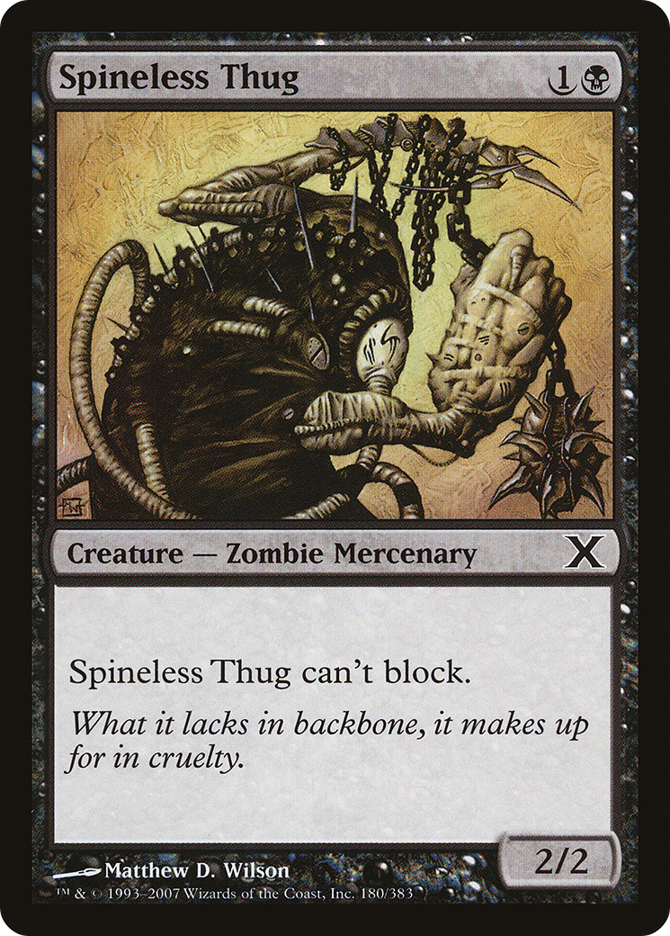 Spineless Thug [Tenth Edition]-1