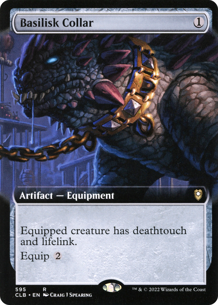 Basilisk Collar (Extended Art) [Commander Legends: Battle for Baldur's Gate]-1