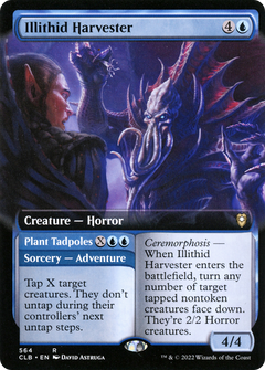 Illithid Harvester // Plant Tadpoles (Extended Art) [Commander Legends: Battle for Baldur's Gate]-1