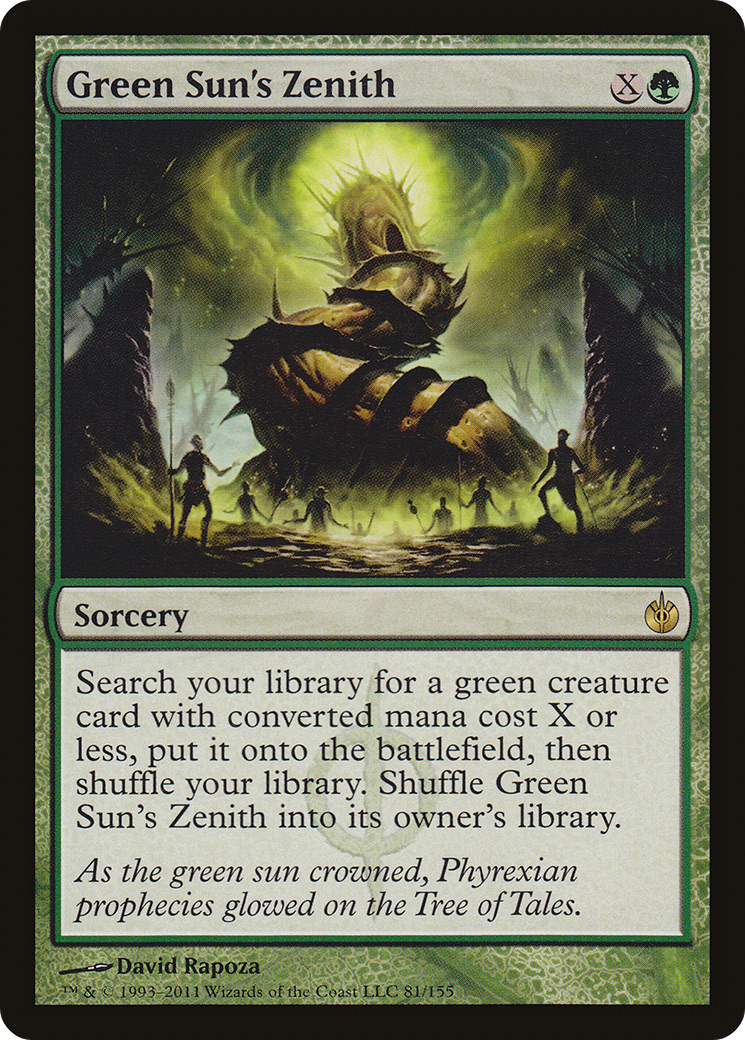 Green Sun's Zenith [Mirrodin Besieged]-1