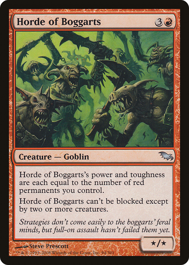 Horde of Boggarts [Shadowmoor]-1