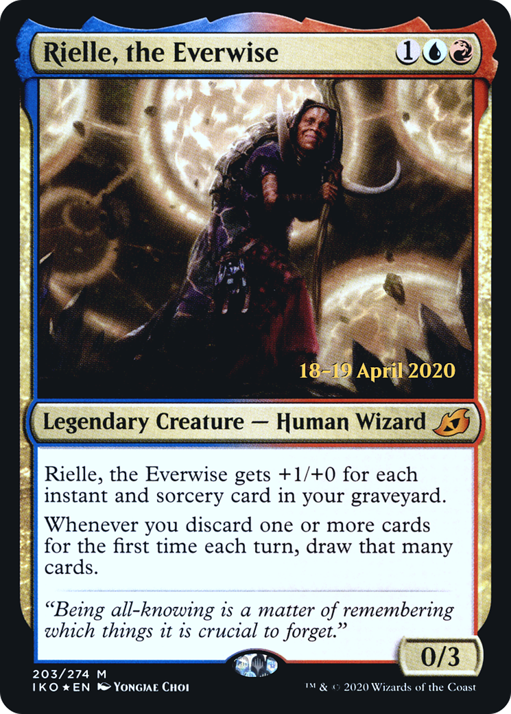 Rielle, the Everwise [Ikoria: Lair of Behemoths Prerelease Promos]-1