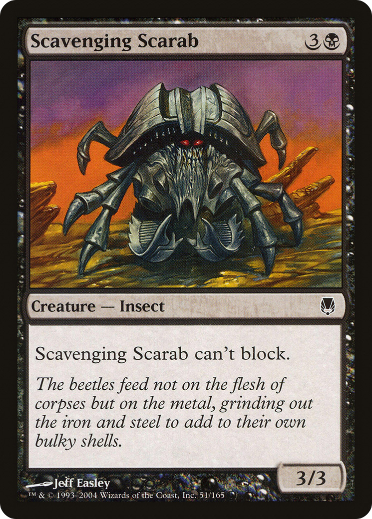 Scavenging Scarab [Darksteel]-1