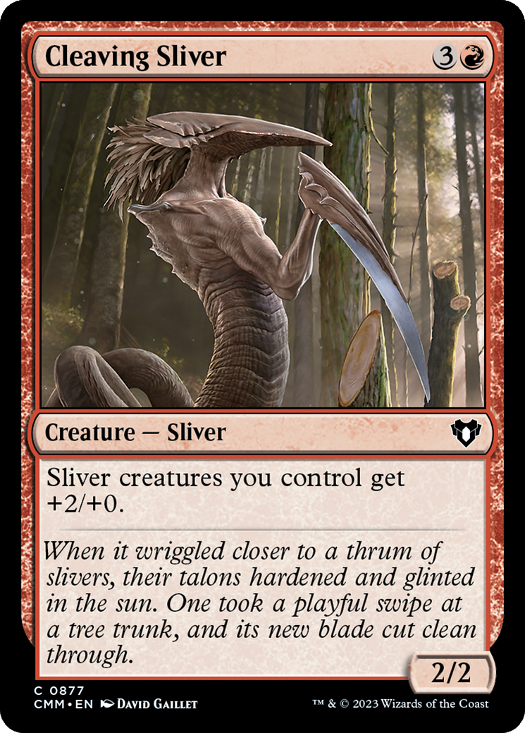 Cleaving Sliver [Commander Masters]-1