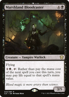 Marshland Bloodcaster [Commander 2021]-1