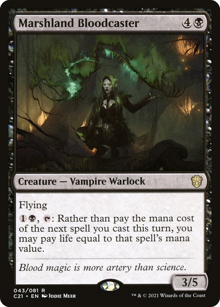 Marshland Bloodcaster [Commander 2021]-1