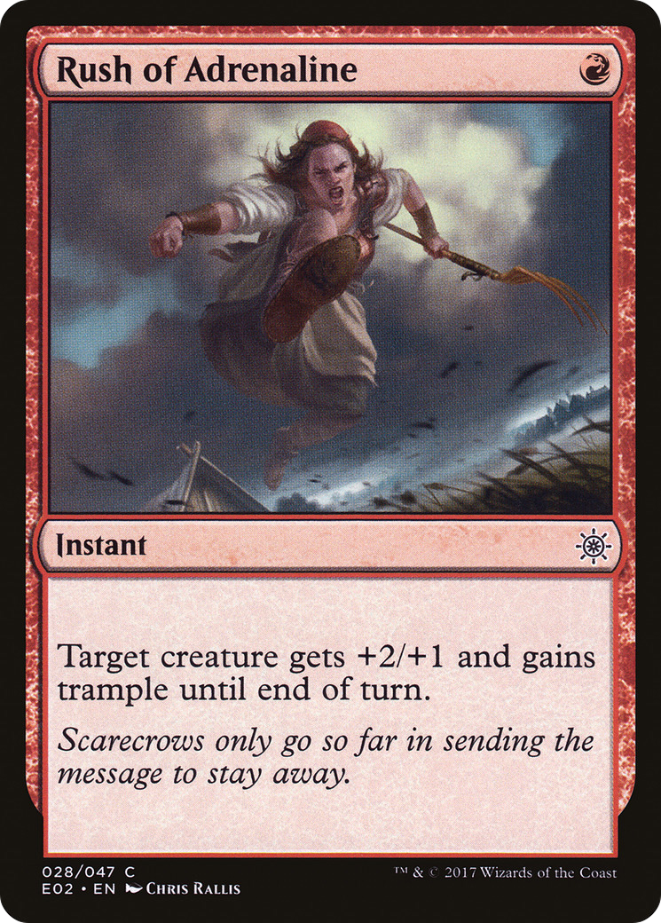 Rush of Adrenaline [Explorers of Ixalan]-1