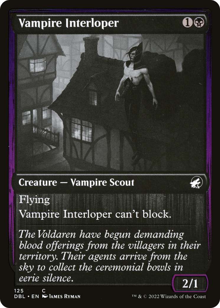 Vampire Interloper (DBL-125) - Innistrad: Double Feature Foil-1