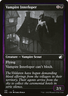 Vampire Interloper (DBL-125) - Innistrad: Double Feature Foil-1