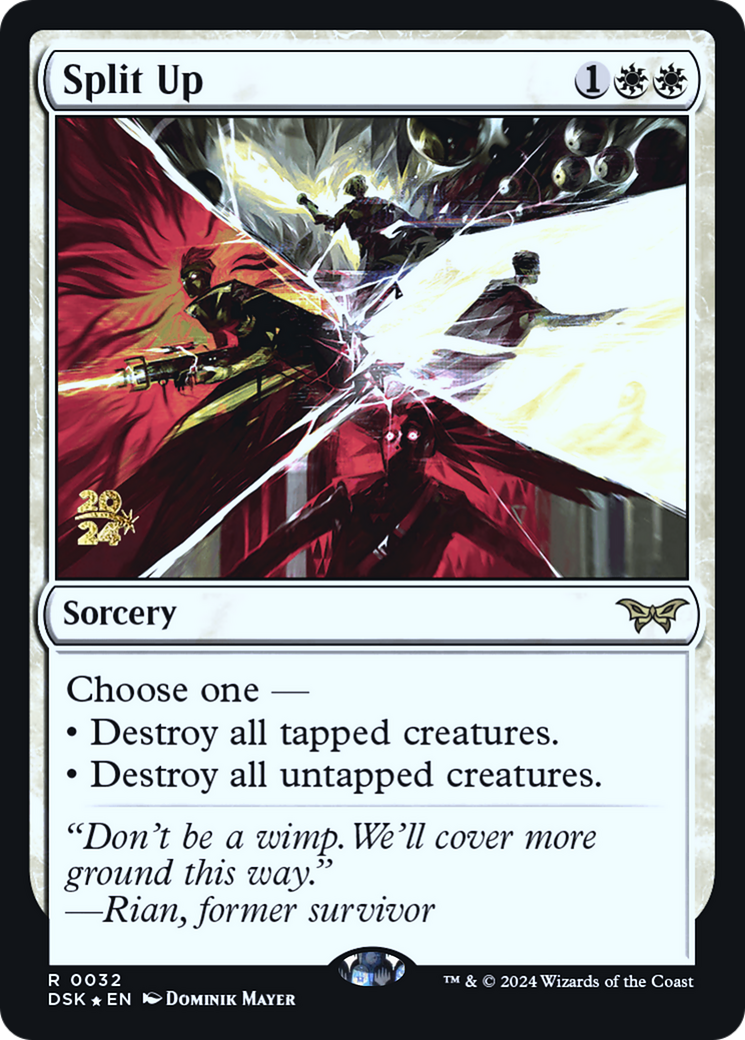 Split Up [Duskmourn: House of Horror Prerelease Promos]-1