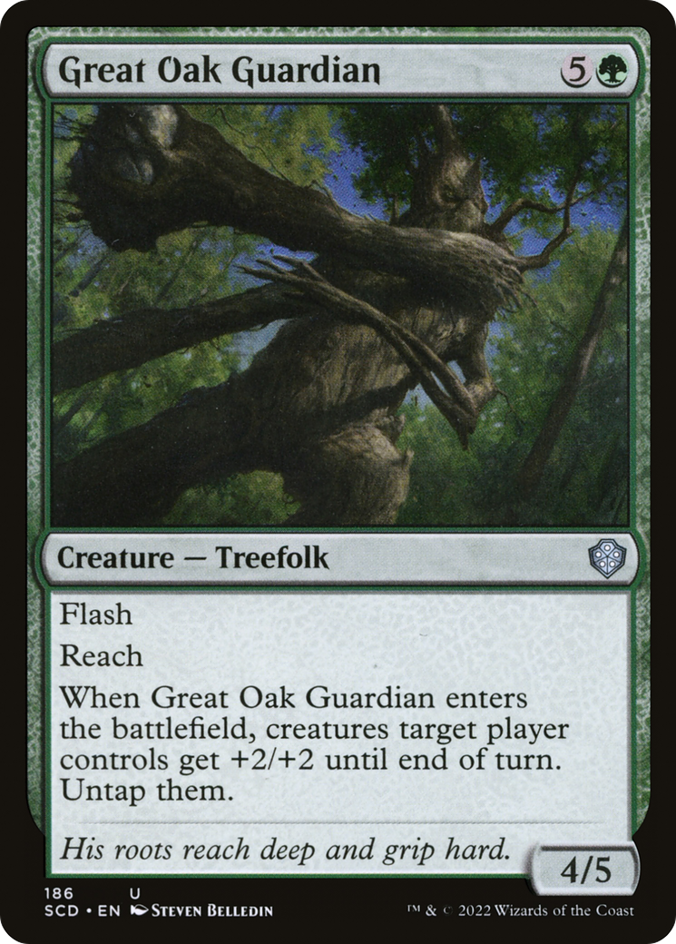 Great Oak Guardian [Starter Commander Decks]-1