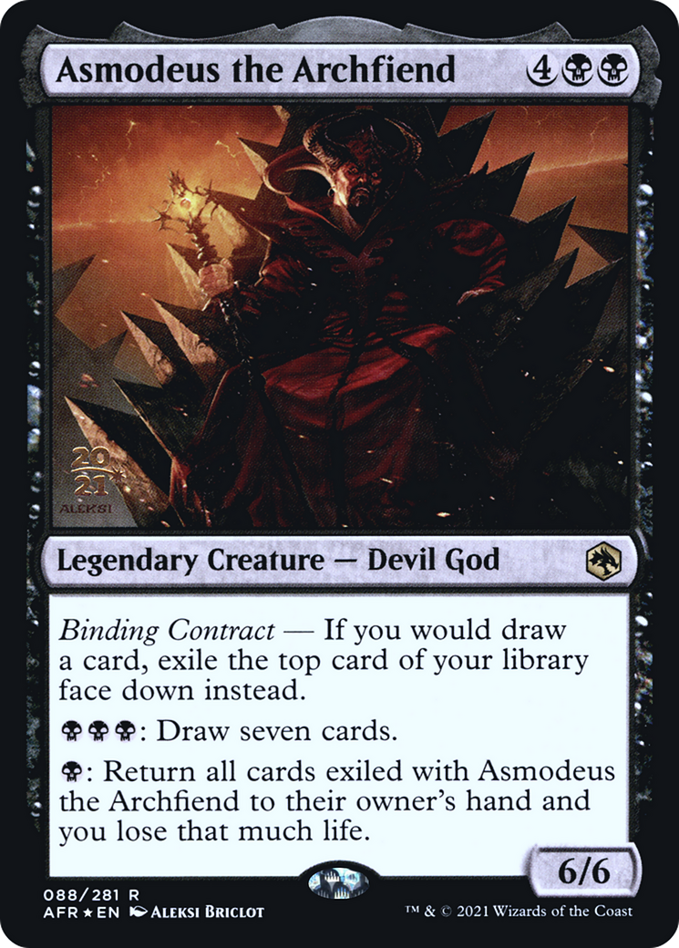 Asmodeus the Archfiend [Dungeons & Dragons: Adventures in the Forgotten Realms Prerelease Promos]-1