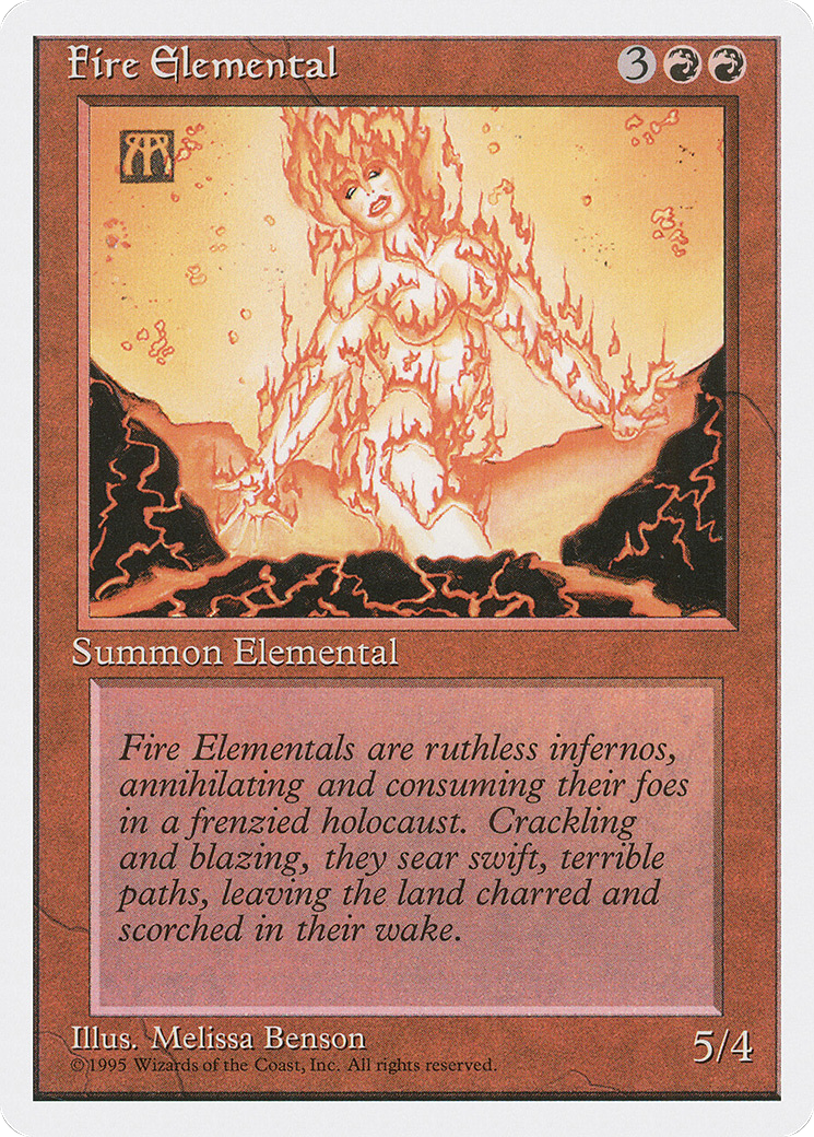 Fire Elemental [Fourth Edition]-1