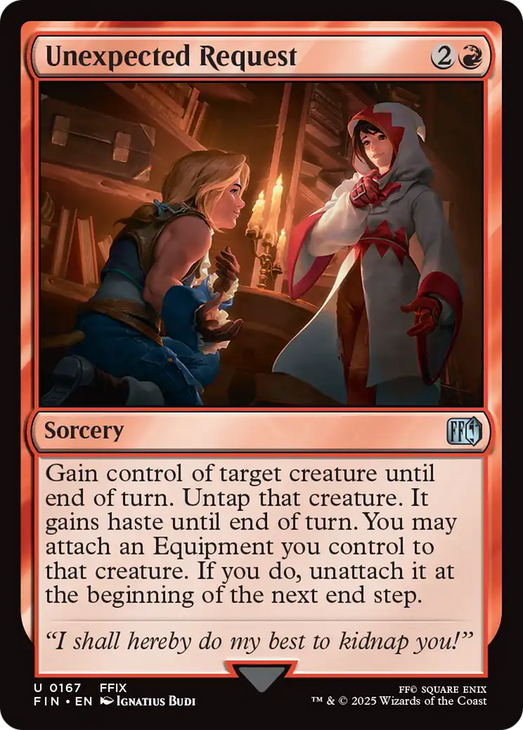 Unexpected Request (FIN-167) - FINAL FANTASY Foil-1