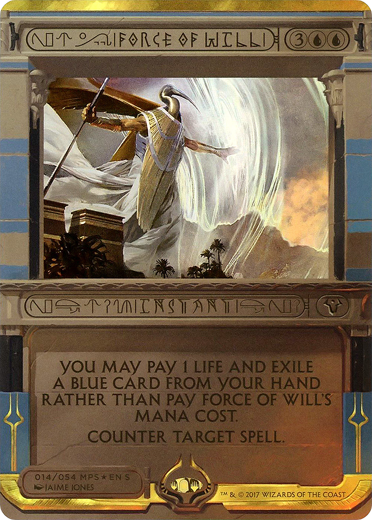 Force of Will (Invocation) [Amonkhet Invocations]-1