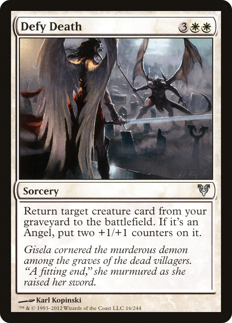 Defy Death [Avacyn Restored]-1
