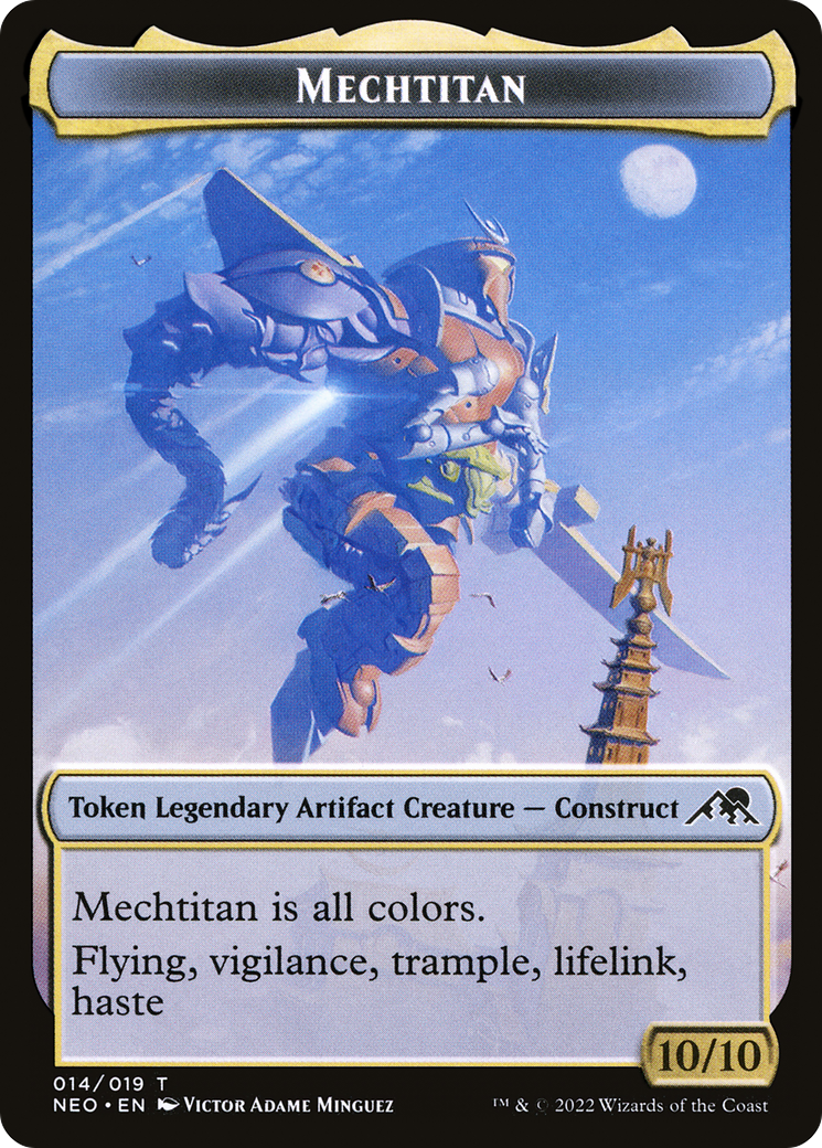 Mechtitan Token [Kamigawa: Neon Dynasty Tokens]-1